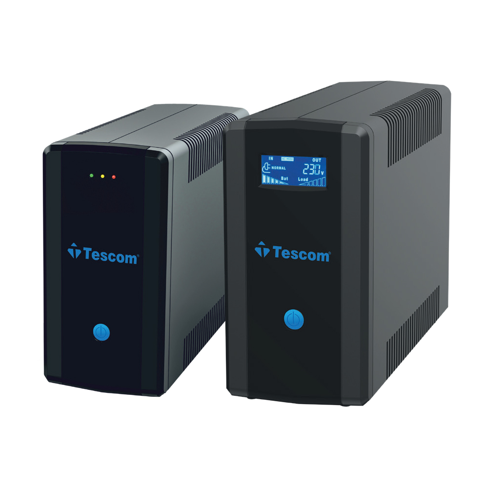 Tescom Leo+ 1200VA LCD USB RJ45 Modem Protect UPS Güç Kaynağı