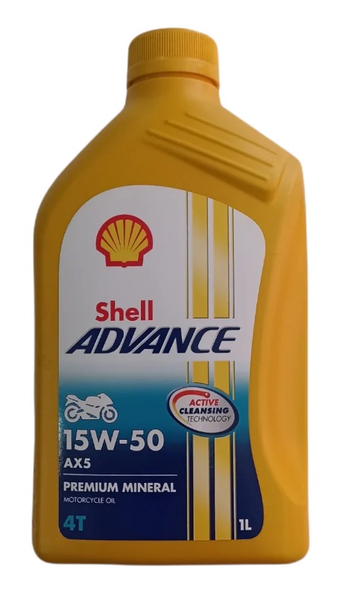 Shell Advance 4t Ax5 15W50 1 L
