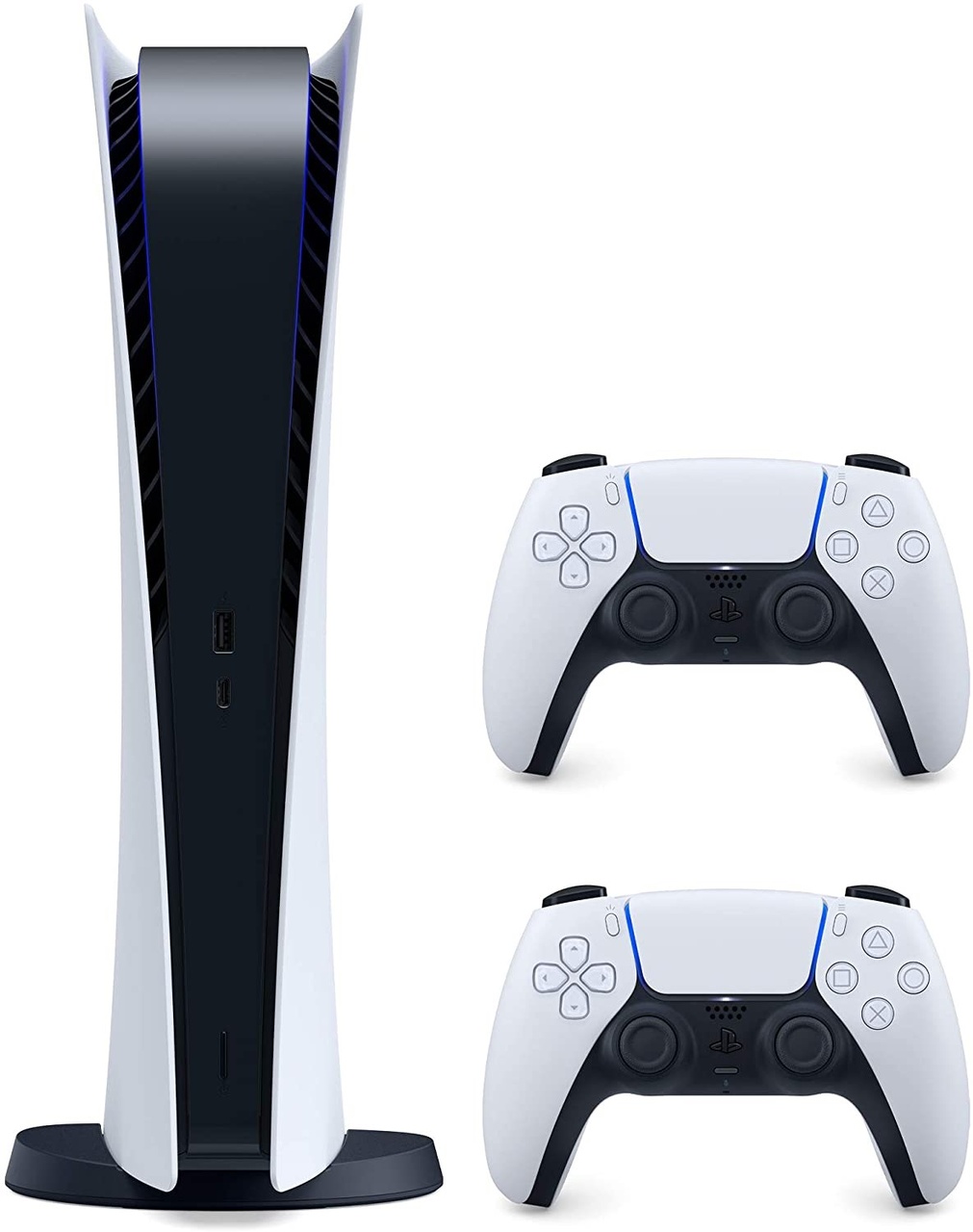 Sony Playstation 5 PS5 825 GB Digital Edition Oyun Konsolu + 2 Dualsense Kol (İthalatçı Garantili)