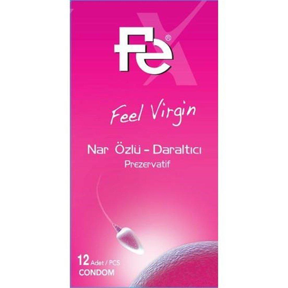Fe Feel Virgin Nar Özlü Daraltıcı Prezervatif 12'li