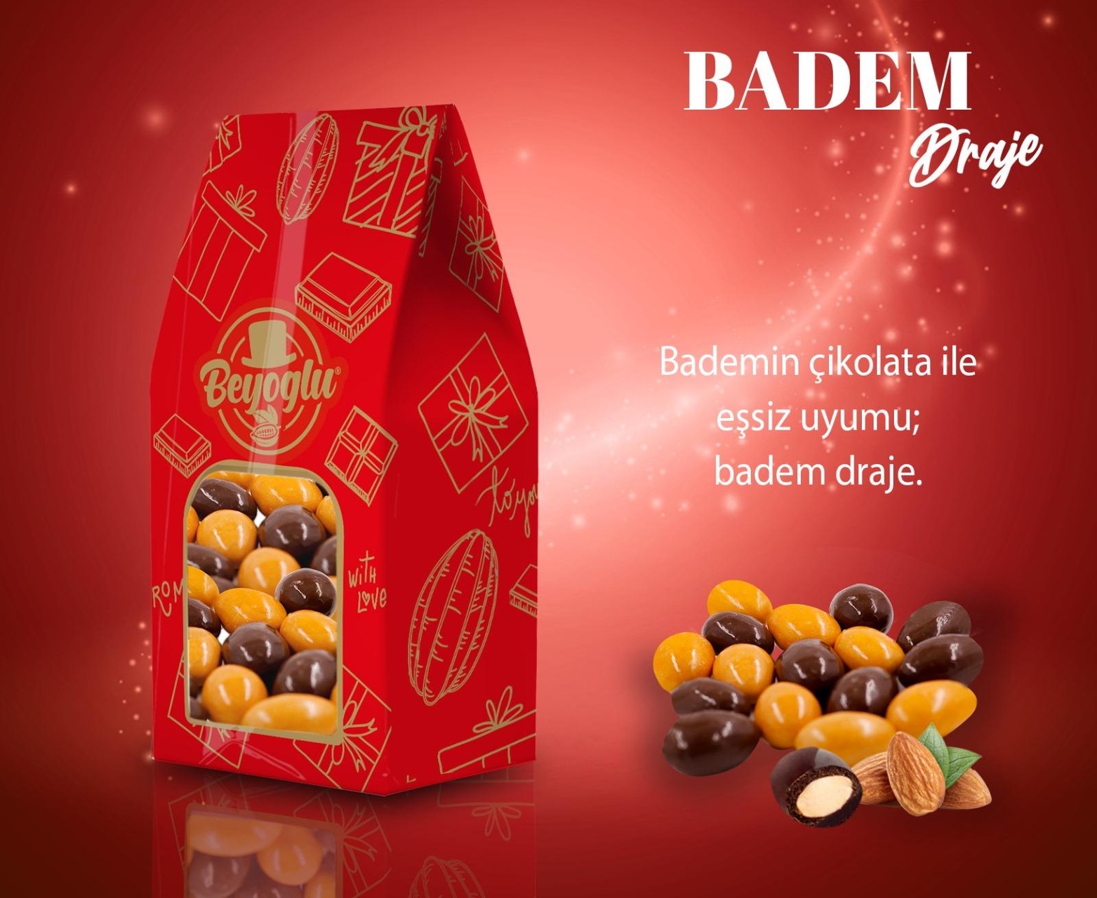 Beyoğlu Çikolata Çikolata Kaplı Badem Draje 200 G