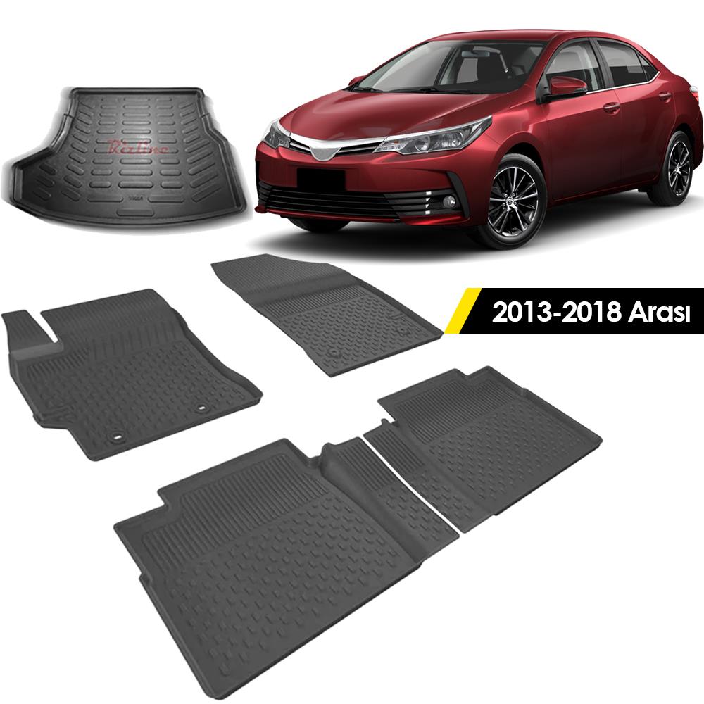 Toyota Corolla Uyumlu Paspas Ve Bagaj Havuzu 2013-2018 Arası 4.5D Sahler