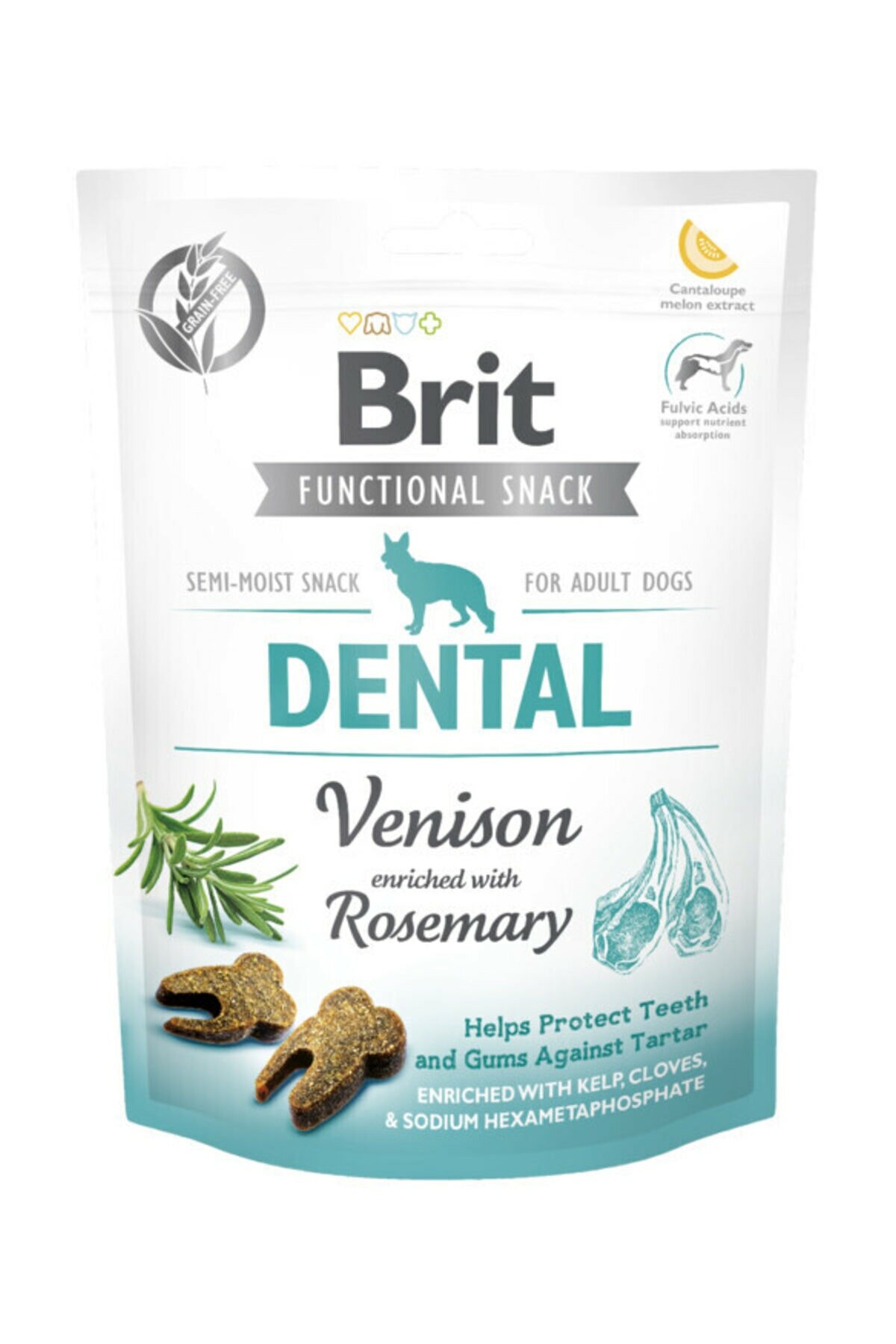 Brit Functional Snack Dental Geyik Etli ve Biberiyeli Köpek Ödül Maması 150 G