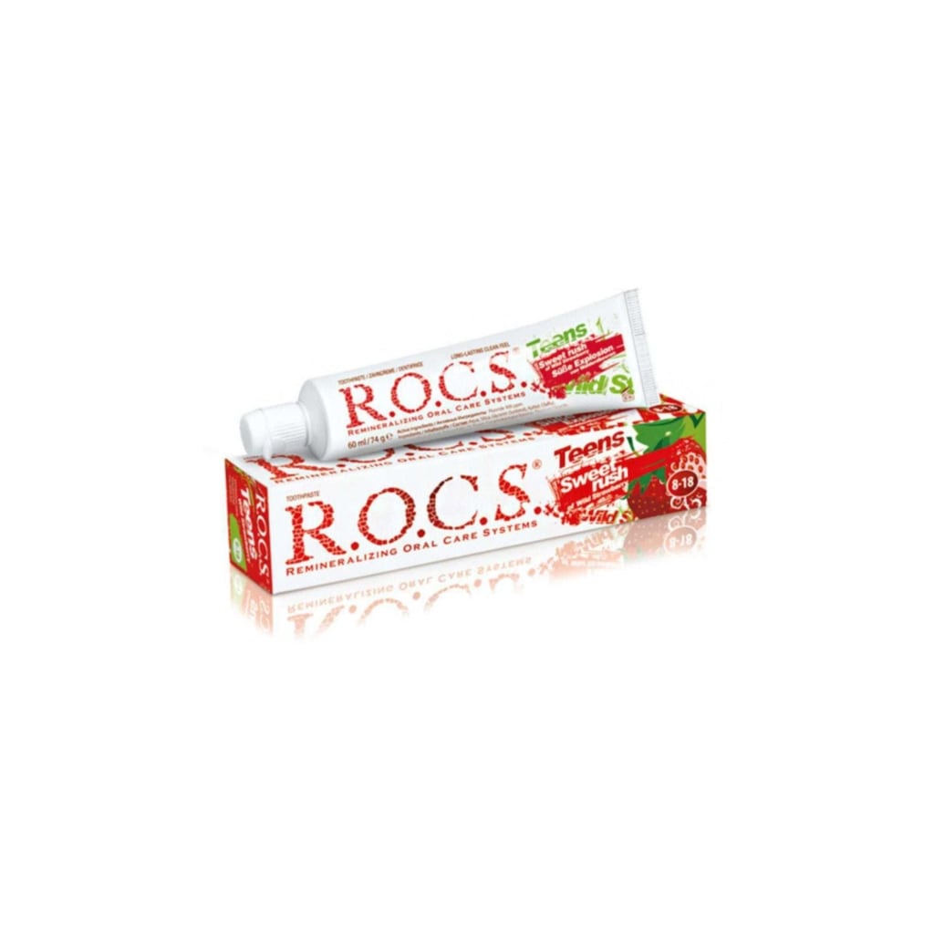 Rocs Teen 8 -18 Yaş Yaban Çileği Aromalı Diş Macunu 60 ML