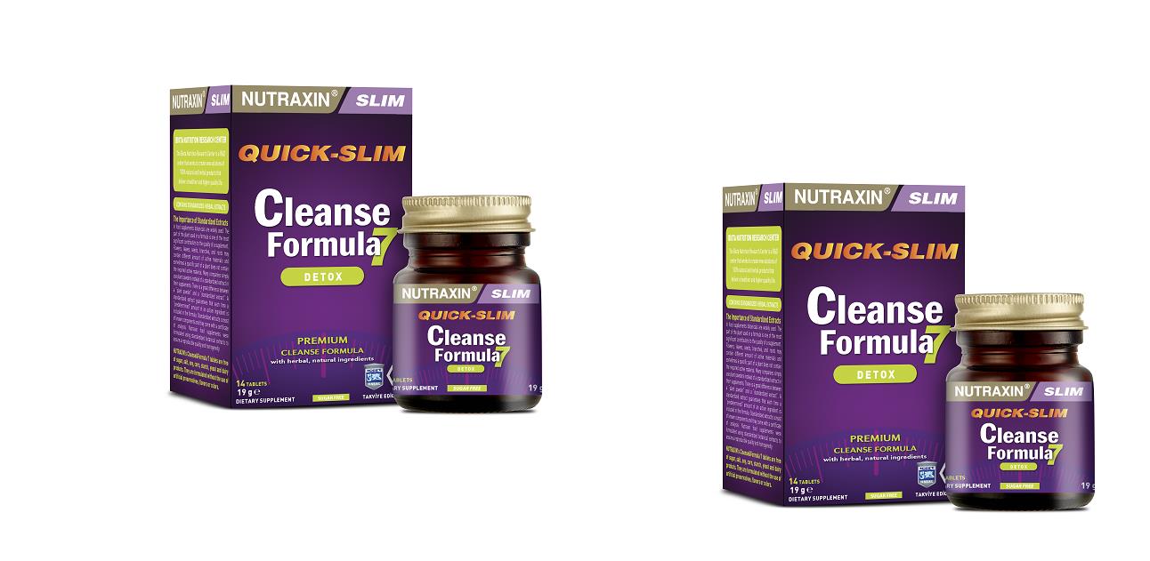Nutraxin Qs Cleanse Formula 14 Tablet x 2 Adet