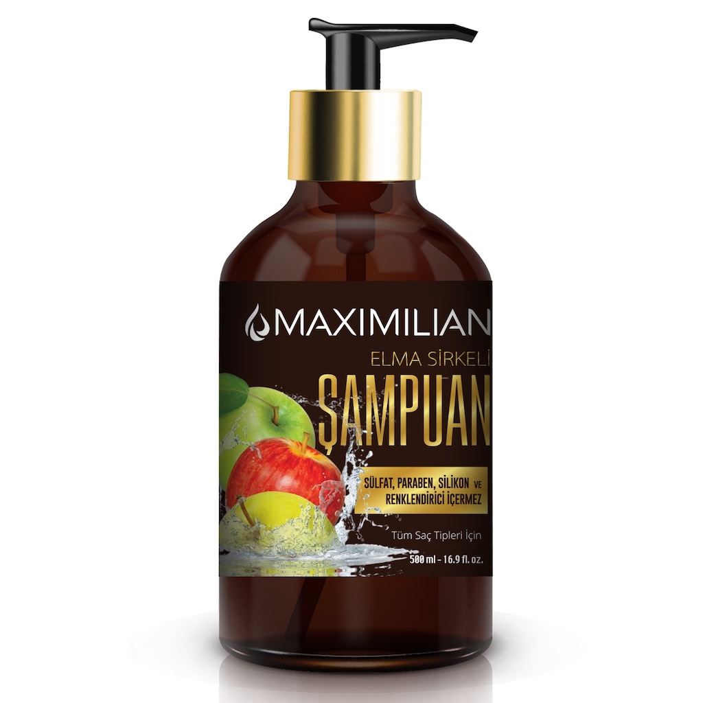 Maximilian Glutensiz Yağlı Saçlar için Arındırıcı Şampuan 500 ML