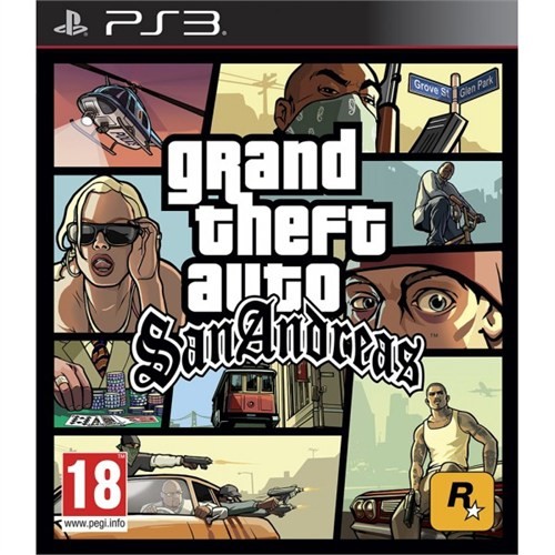 Grand Theft Auto San Andreas PS3 Oyun