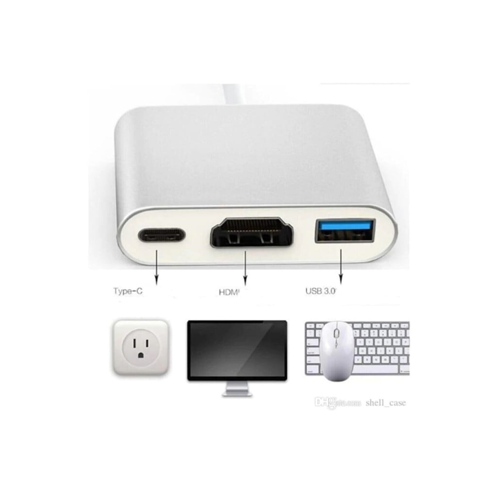 Type-C To Hdmi 4K Usb 3.0 Dönüştürücü Adaptör Macbook Macbook Pro