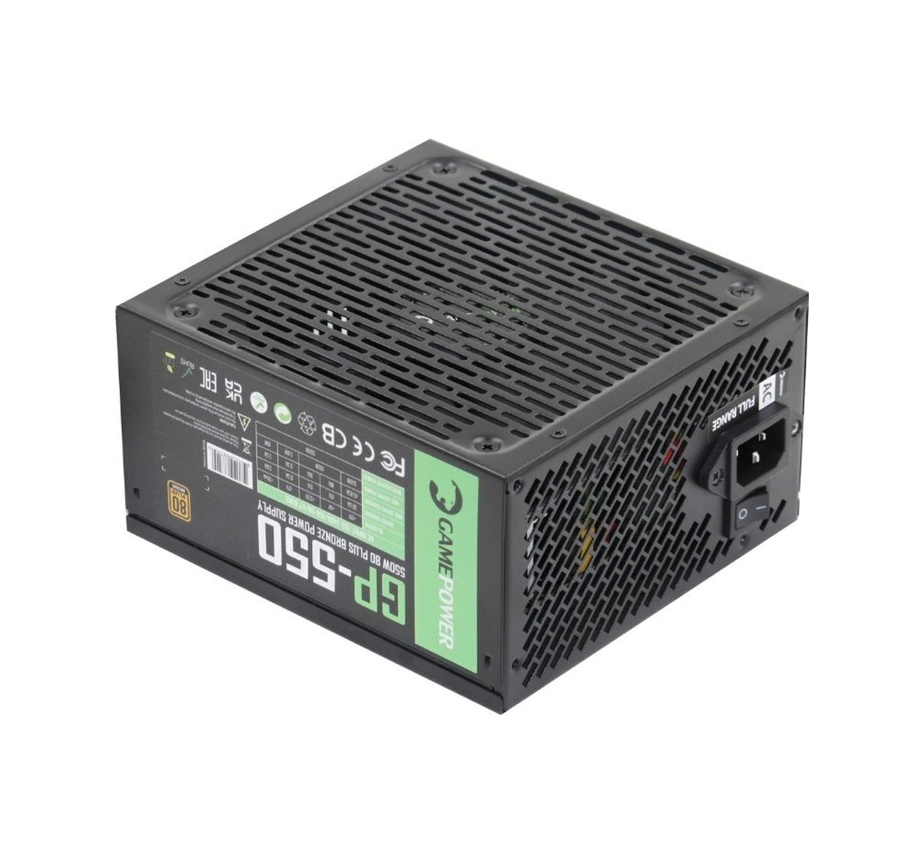 Gamepower Gp-550 Apfc 14cm 80+ Bronze 550w Power Supply Ak930gmp209
