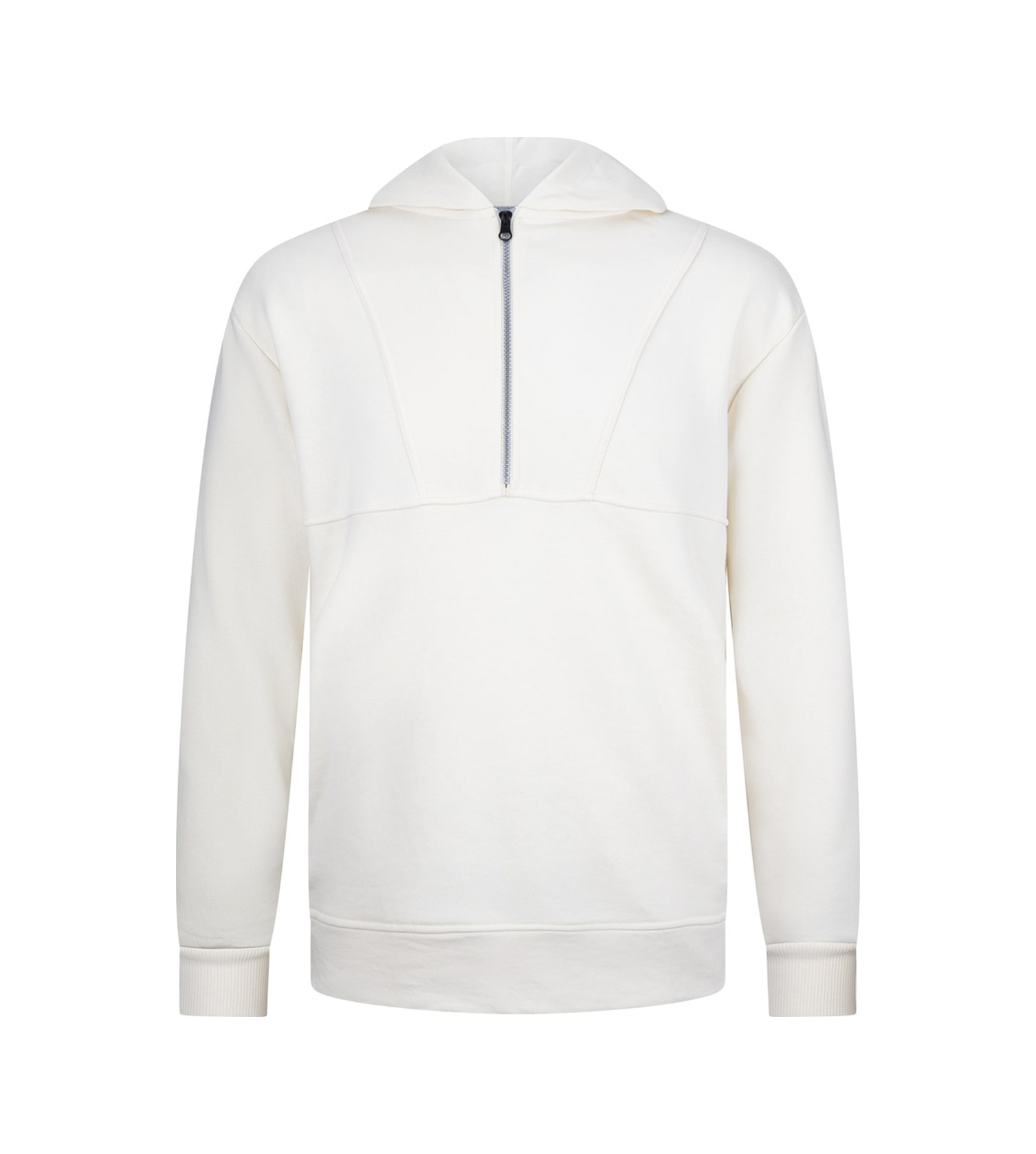 Hatemoğlu Beyaz Regular Fit Fermuarlı Kapüşonlu Sweatshirt Beyaz — N11 ürün görseli