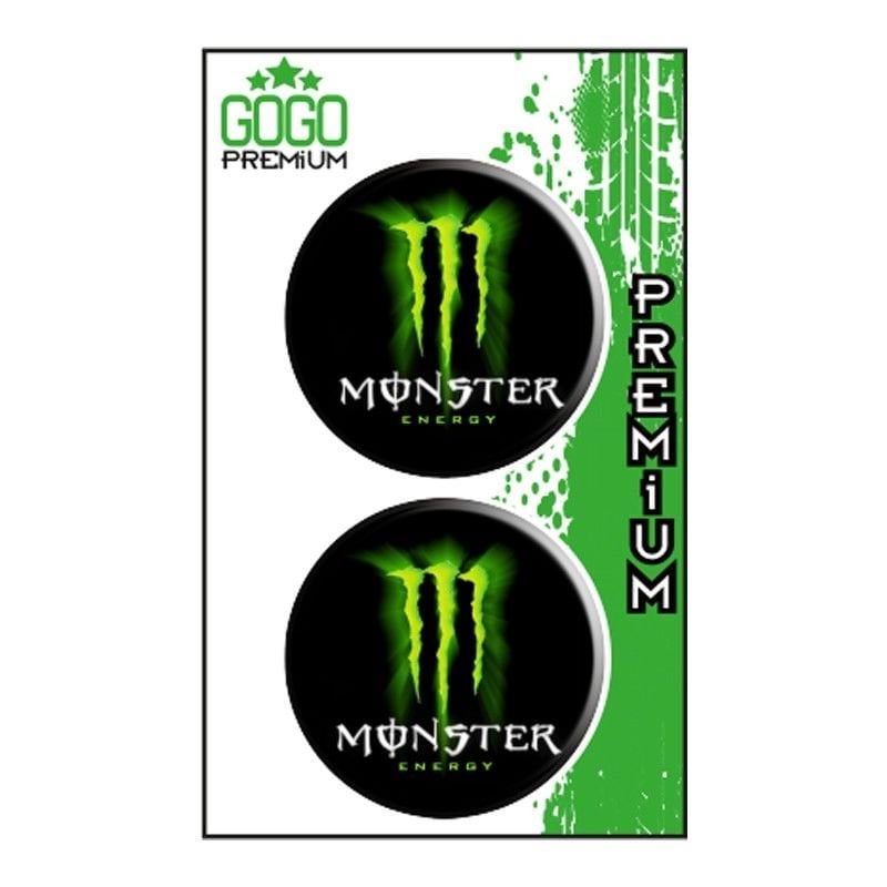 Monster 6 5x5 Cm İkili Damla Etiket
