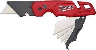 Milwaukee Fastback Maket Bıçağı Yedekli Yeni 5 Adet Yedek Bıçak