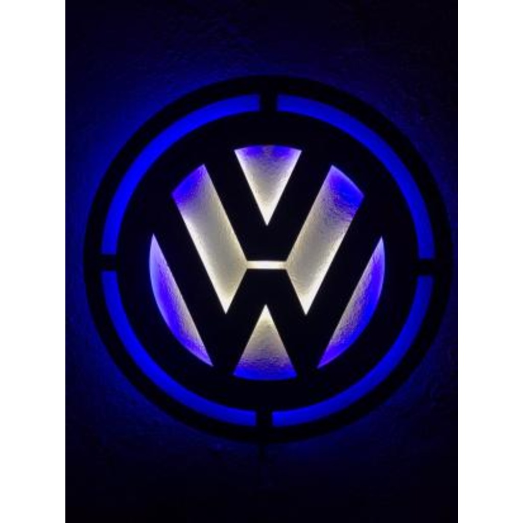 Wolkswagen Logo Işıklı Tablo