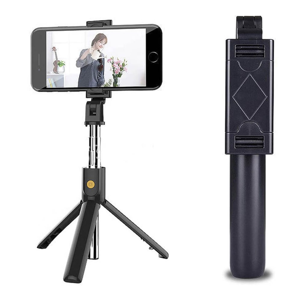 Bluetooth Kumandalı Tripod Selfie Çubuğu K07 60 CM