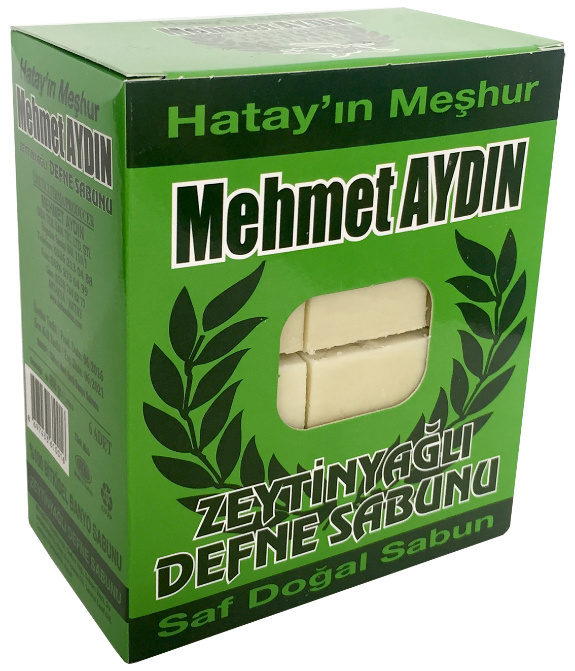 Mehmet Aydın Zeytinyağlı Defne Sabunu 950 G x 6 9'lu