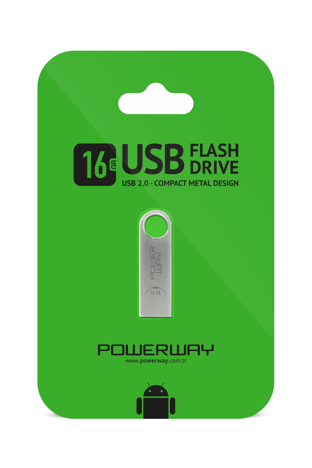 Powerway PW-16GB 16 GB Usb 2.0 Mini Flash Bellek