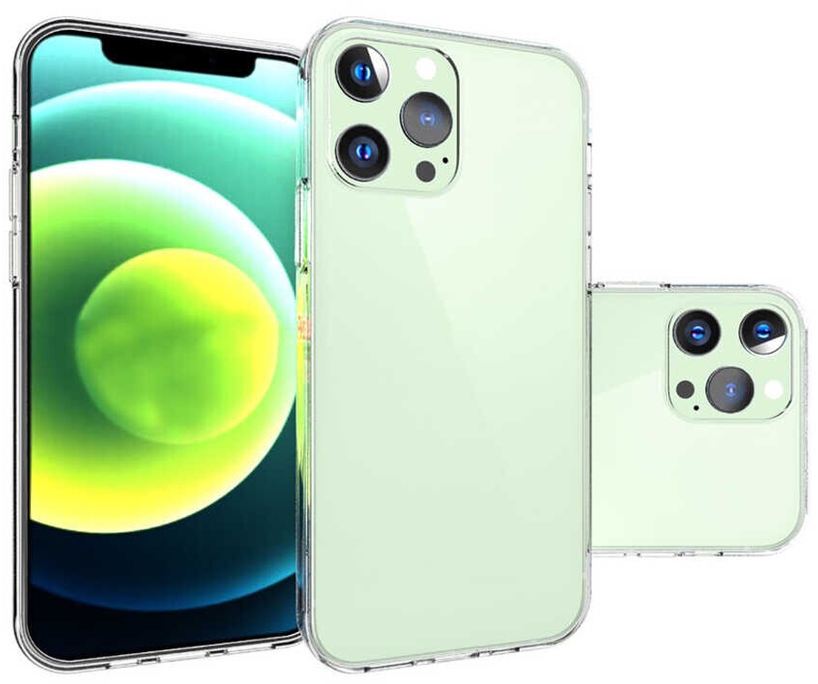 Kny iPhone Uyumlu 15 Pro Max Kılıf Ultra İnce Şeffaf Silikon