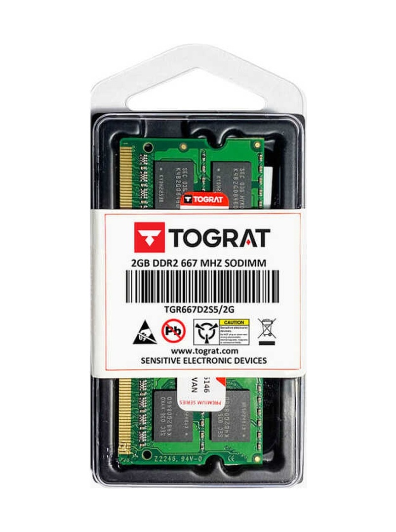 Tograt TGR667D2S5/2G 2 GB DDR2 667 MHz CL5 Ram Bellek