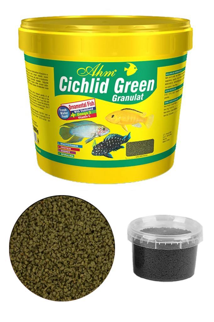 Ahm Cichlid Green Granulat 1 KG Granül Balık Yemi