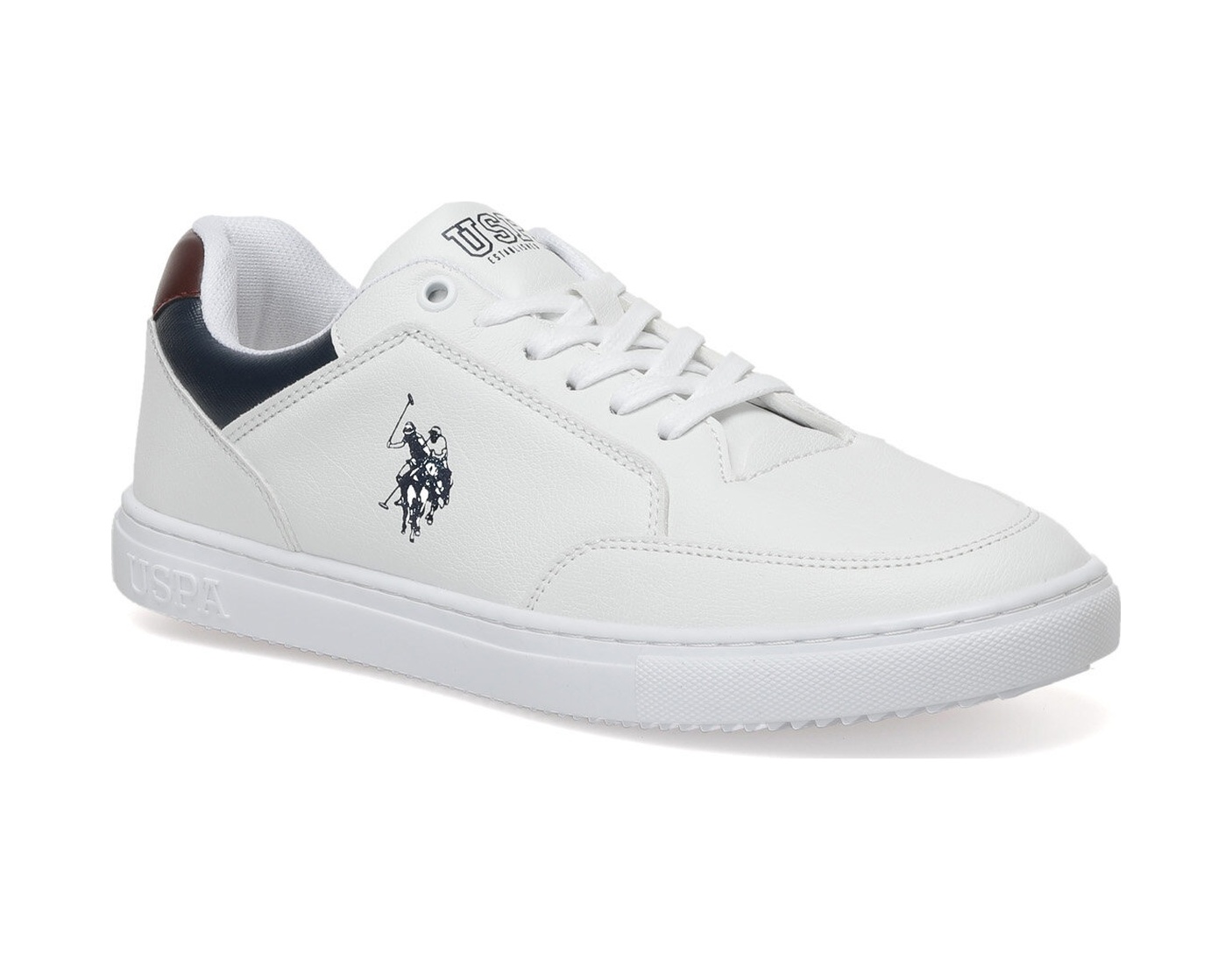 U.S. Polo Assn. THESOS 2PR Beyaz Erkek Sneaker Beyaz 43