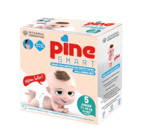 Pine Smart Akıllı Bebek Bezi 5 Numara Junior 18 Adet