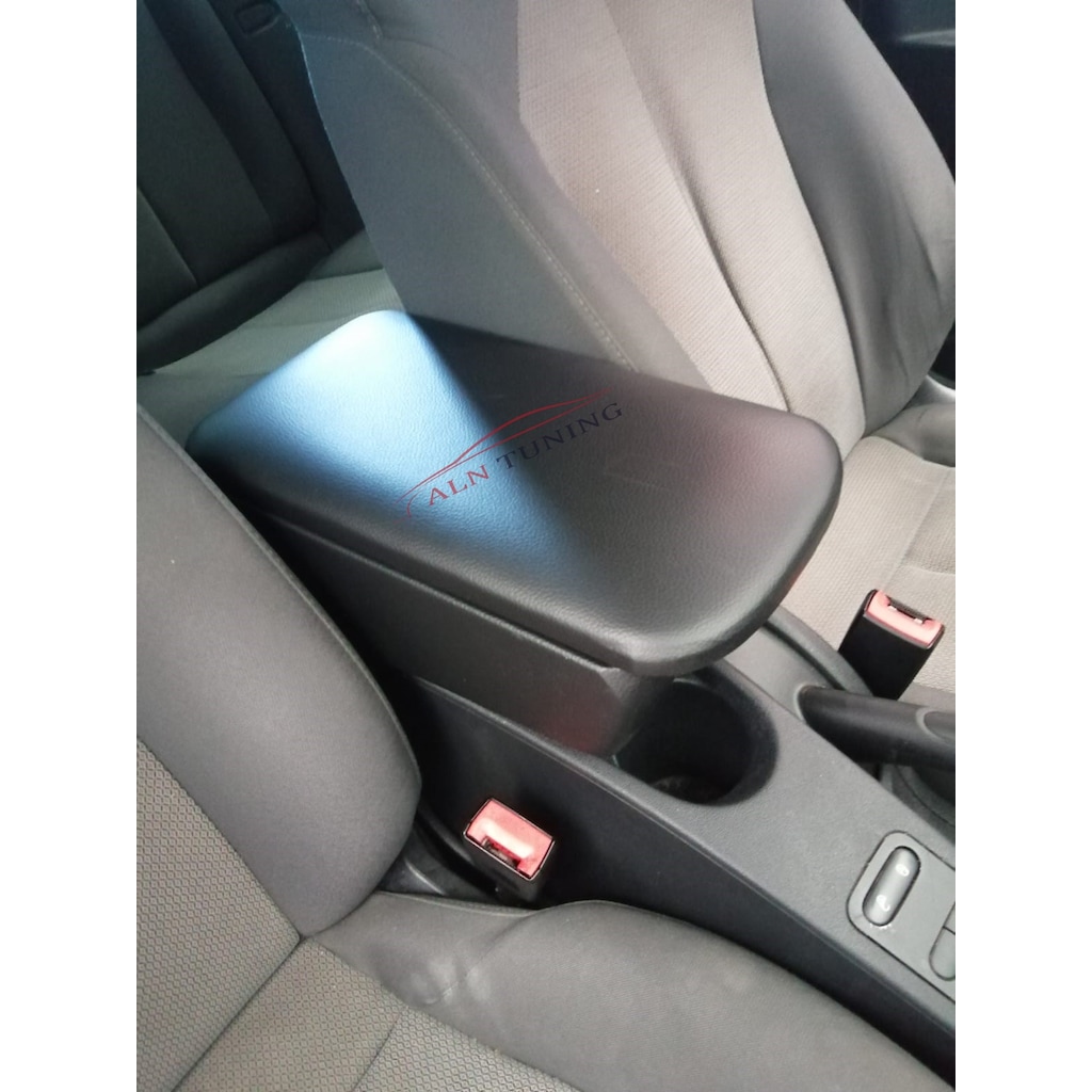 Seat Leon Mk2 2005-2012 Deri Kol Dayama Kolçak Siyah Özel Üretim (504745744)