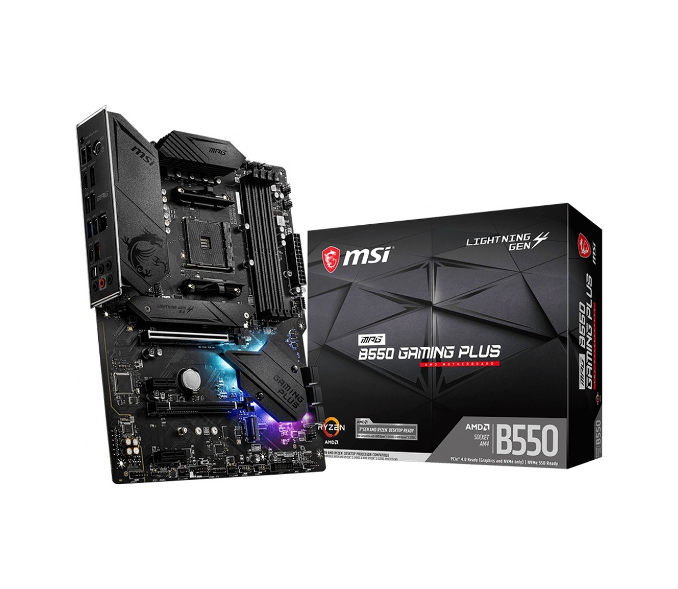 MSI MPG B550 Gaming Plus AMD B550 4400 MHz (OC) DDR4 Soket AM4 ATX Anakart