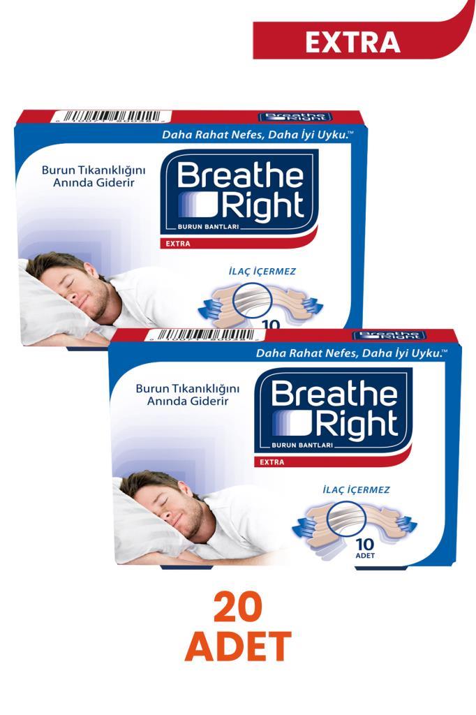 Breathe Right Extra Boy Burun Bandı 2 x 10 Adet