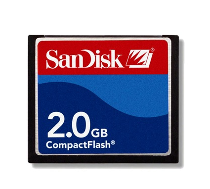 Sandisk Compact Flash 2 GB Hafıza Kartı
