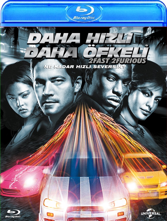 2 Fast 2 Furious - Daha Hızlı Daha Öfkeli Blu-Ray