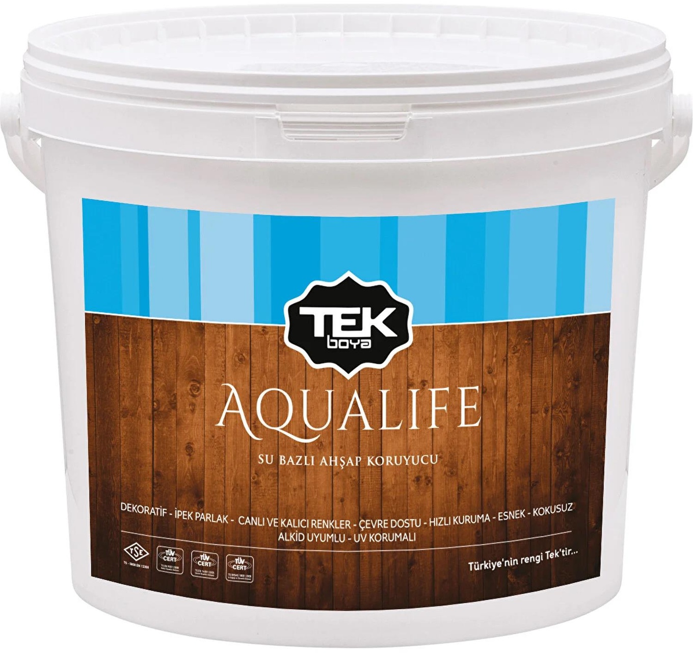 Tek Boya Aqualine Aqualife Su Bazlı Ahşap Koruyucu Kokusuz 2,5 Litre