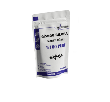 Exvitamin Ginkgo Biloba Mabet Ağacı Extract Powder Toz 75 G