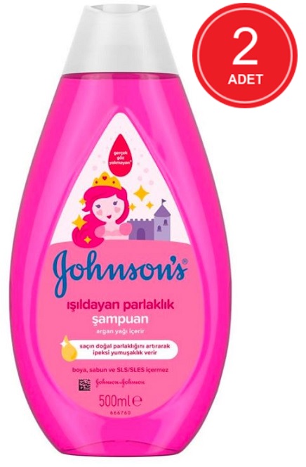 Johnson's Baby Işıldayan Parlaklık Bebek Şampuanı 2 x 500 ML