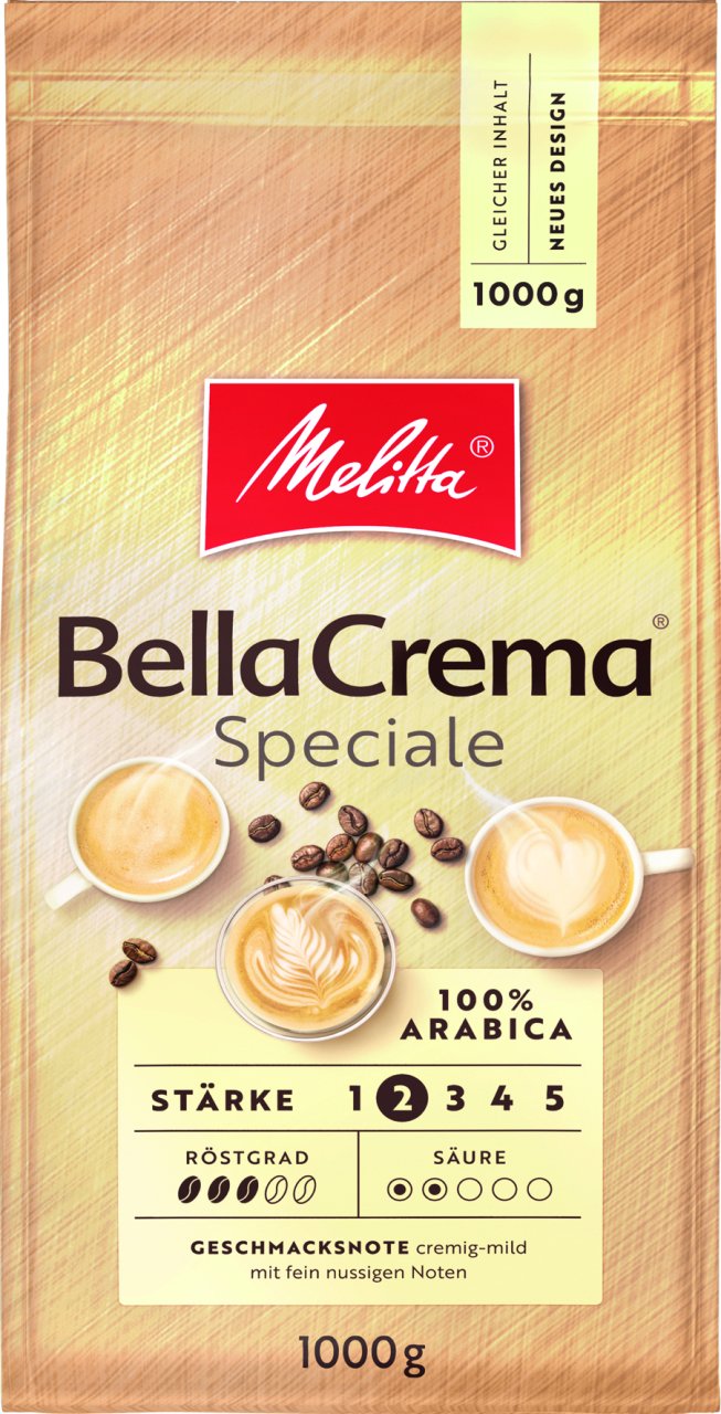 Melitta Bellacrema Speciale Çekirdek Kahve 1 KG