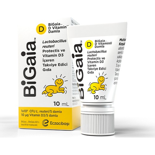 Bigaia Probiyotik ve D Vitaminli Damla 10 ML– Bağışıklık Sistemi