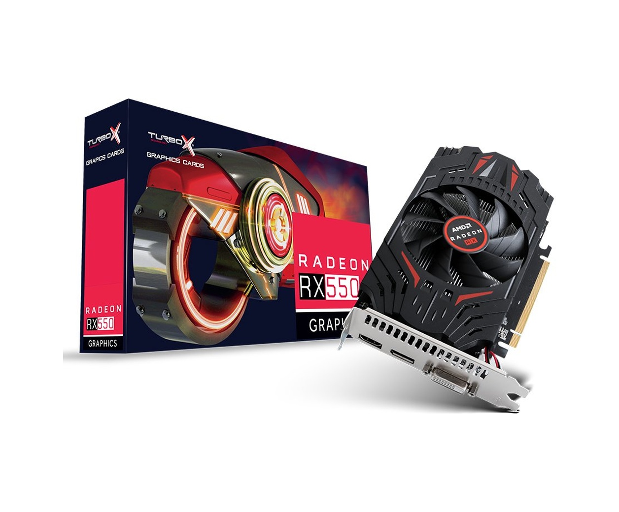 Turbox AMD Radeon RX 550 Battle Base R 2 GB GDDR5 128 Bit HDMI DX12 Ekran Kartı