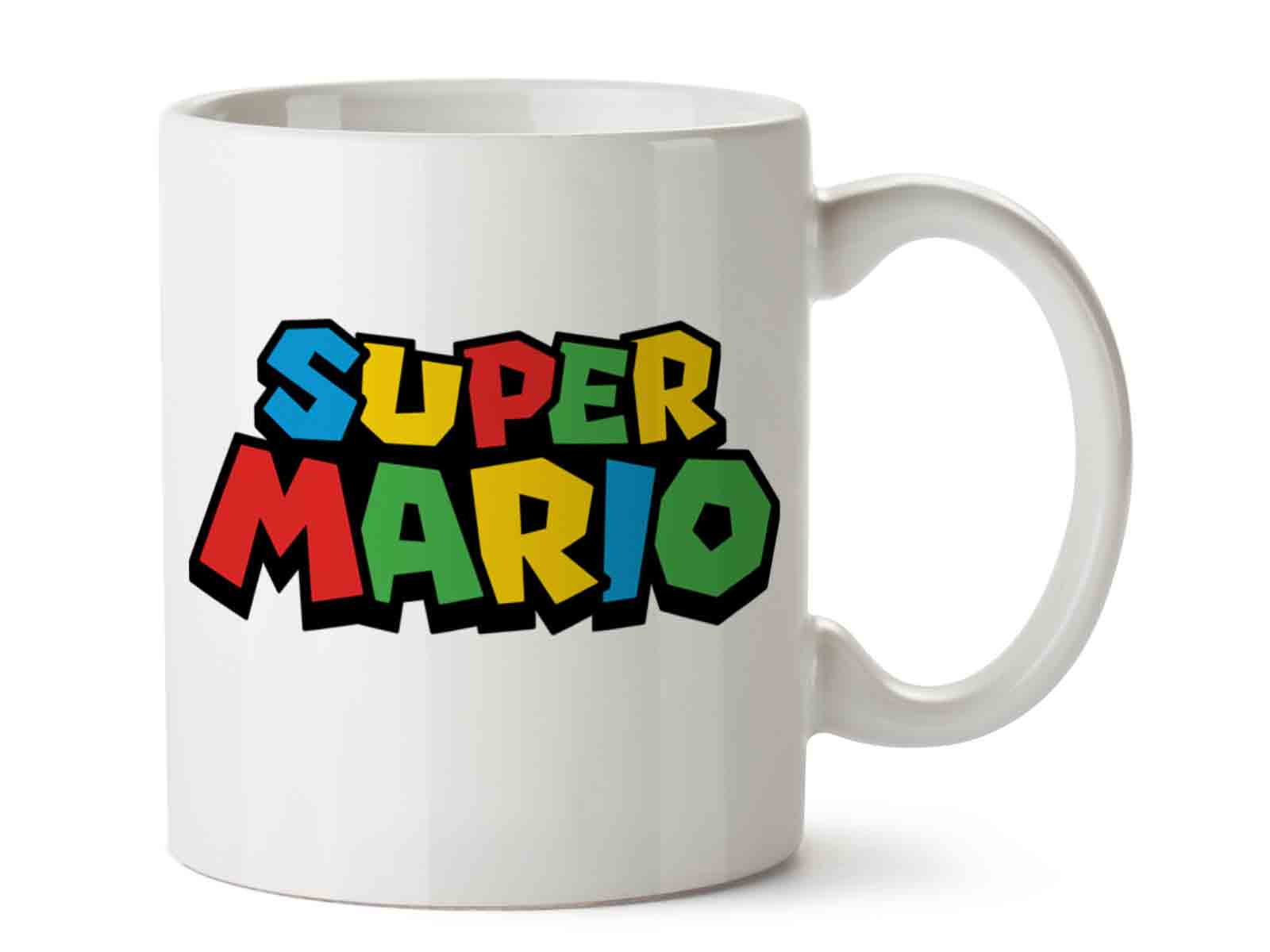 Super Mario Renk Yazı Kupa Bardak