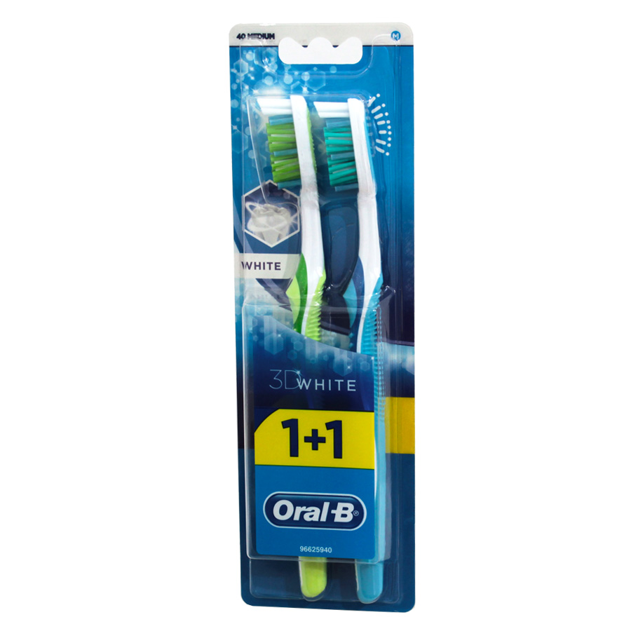 Oral-B 3D White 1+1 Diş Fırçası Medium