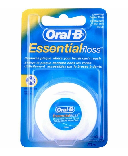 Oral-B Essential Floss Mumsuz Diş İpi 50 M x 3 Paket
