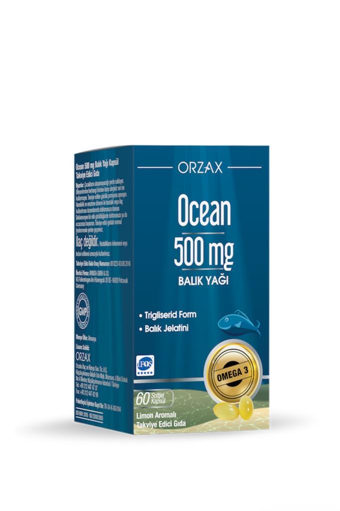 Ocean 500 MG Balık Yağı 60 Kapsül