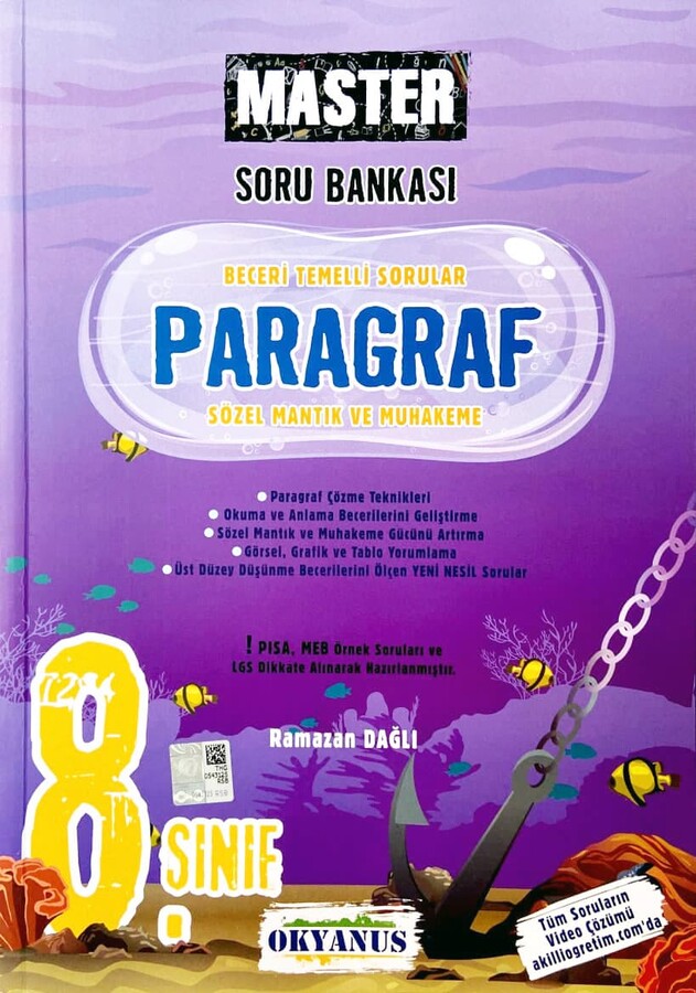 8. Sınıf Master Paragraf Soru Bankası - Okyanus Yayıncılık - Ramazan Dağlı