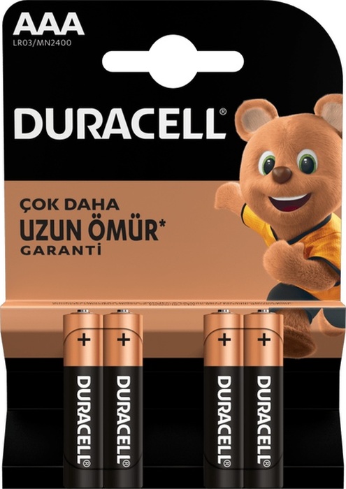 Duracell Aaa İnce Pil 4'lü - -popvitrin Duracell