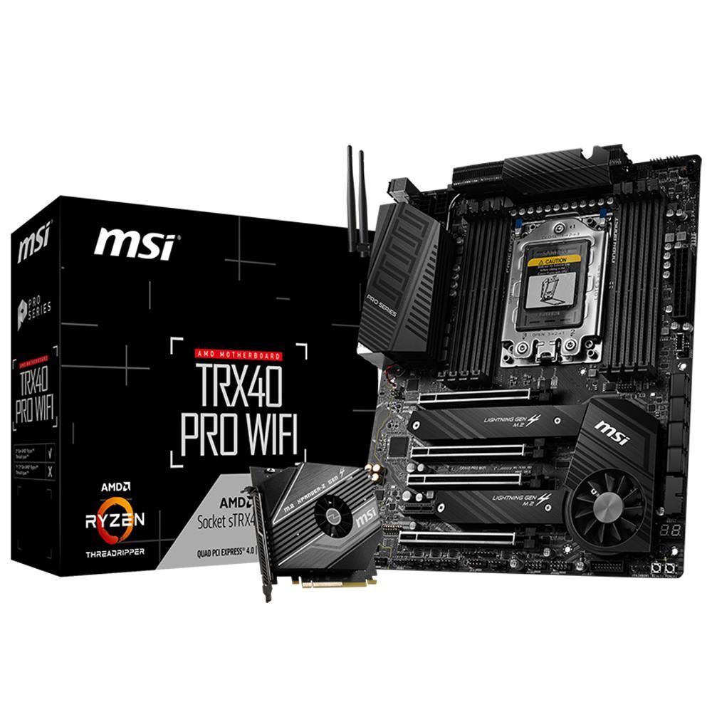 MSI TRX40 PRO WIFI AMD TRX40 4666 MHz (OC) DDR4 Soket sTRX4 ATX Anakart