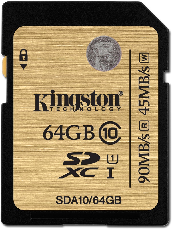 Kingston SDA10/64GB 64 GB SDXC Class 10 UHS-I Hafıza Kartı