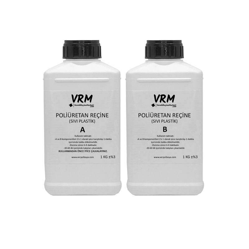 VRM Poliüretan Döküm Reçinesi - Sıvı Plastik 2 KG