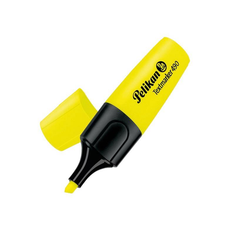 Pelikan 490 Sarı Fosforlu Işaretleme Kalemi 5 Li