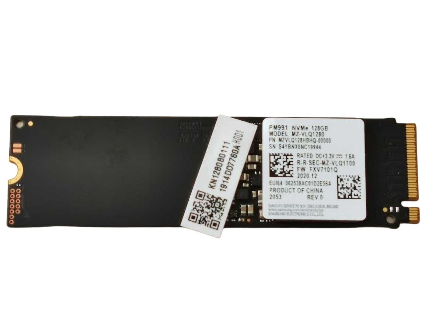 Samsung PM991 MZVLQ128HBHQ-00000 128 GB M.2 2280 NVMe SSD