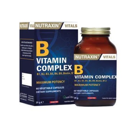 Nutraxin B Vitamin Complex 60 Kapsül