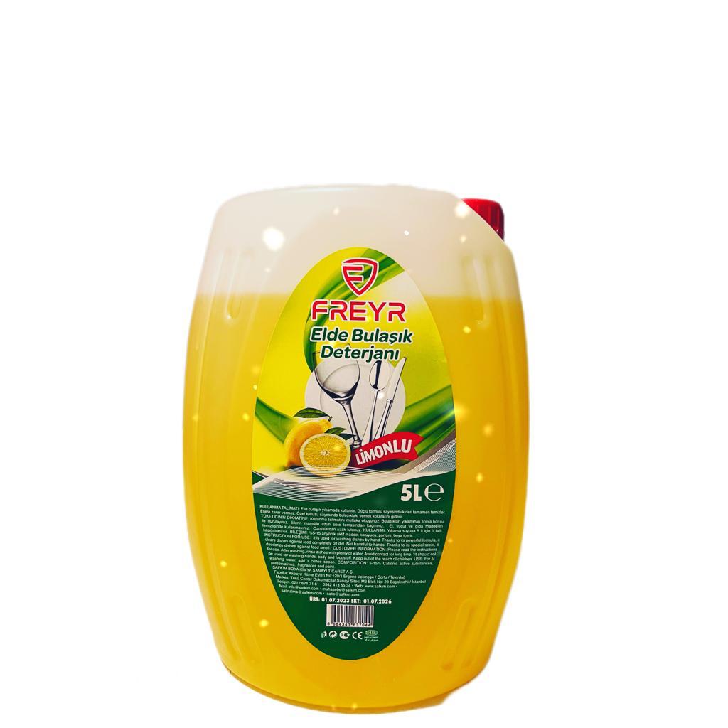 Freyr Limon Kokulu Elde Bulaşık Deterjanı 5 L