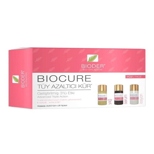 Bioder Biocure Tüy Azaltıcı Yüz Kürü 3 x 5 ML